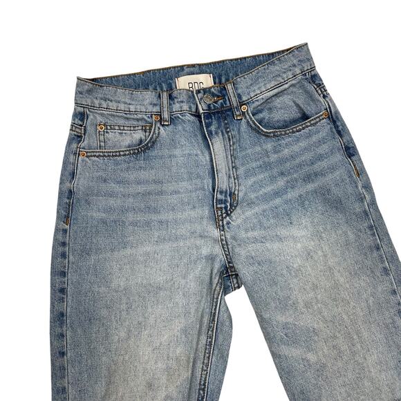 BDG Cowboy Jean Distressed Denim Size 27 Urban Outfitters Hi Waist Straight - Picture 2 of 11